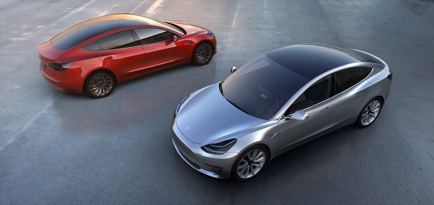 Das "Tesla Model 3" - Bild: teslamotors.com