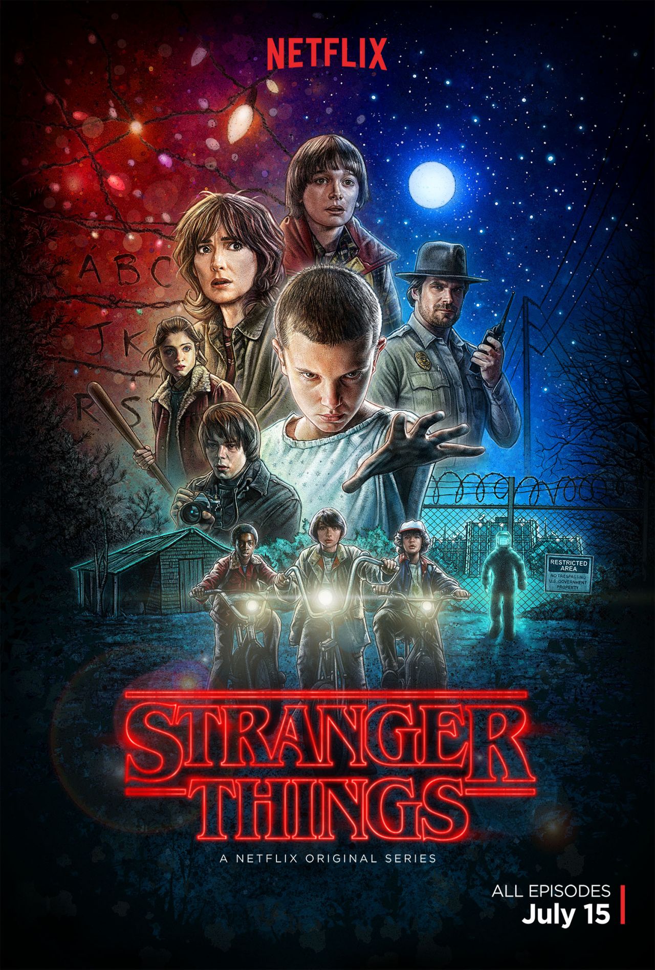 Das offizielle Poster von Stranger Things (Quelle: Netflix) 